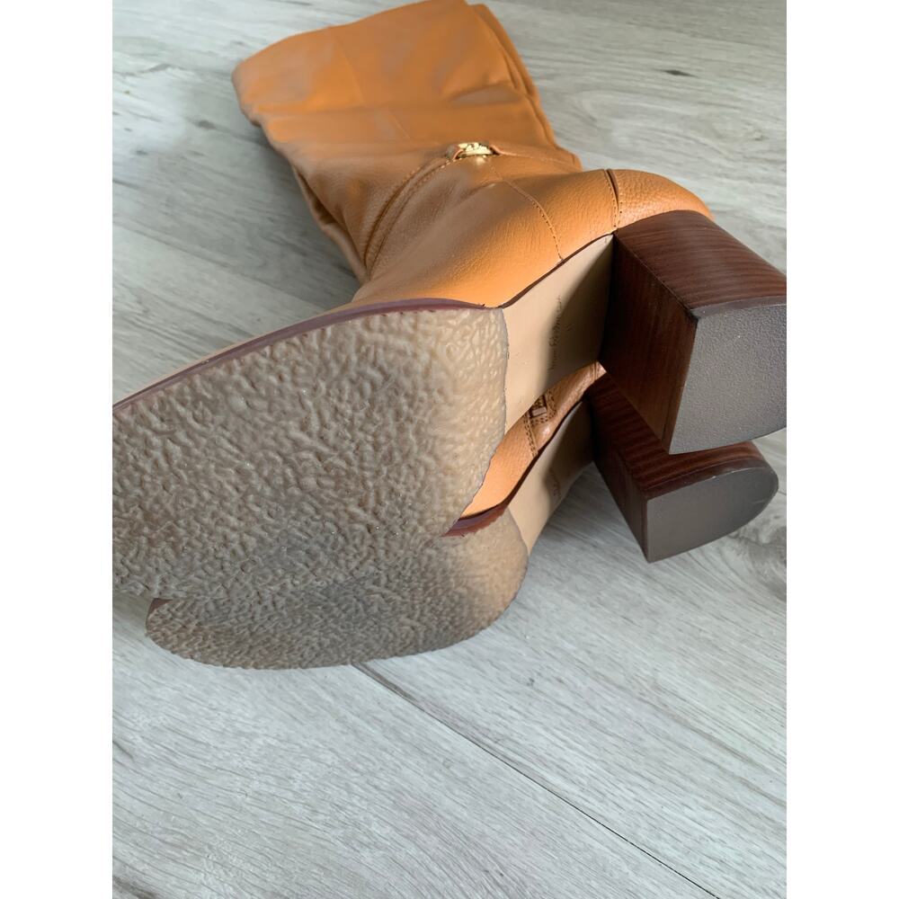 Sam Edelman Tall Leather Knee Boots in Tan - Picture 3 of 5